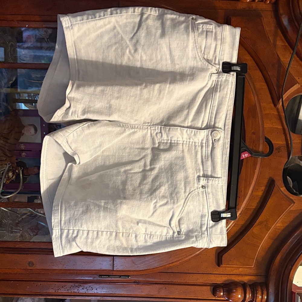 Venezia Women's White Jean Shorts